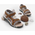 Tonny Black Çocuk Unisex Camel Cırtlı Sandalet Hafif ve Rahat Tasarım 25 Numara