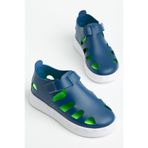 Tonny Black Çocuk Unisex Lacivert Hafif Tabanlı Rahat Cırtlı Sandalet