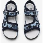 Tonny Black Çocuk Unisex Lacivert Kamuflaj Çoçuk Cırtlı Sandalet