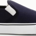 Tonny Black Çocuk Unisex Lacivert Kauçuk Taban Keten Lastikli Spor Ayakkabı