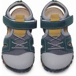 Tonny Black Çocuk Unisex Lacivert Sarı Çoçuk Cırt ve Bağcıklı Rahat Kalıp Sandalet - Lacivert - Sarı