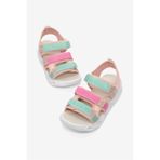 Tonny Black Çocuk Unisex Pembe Turkuaz Çoçuk Renkli Rahat Kalıp Sandalet