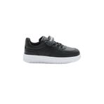 Tonny Black Çocuk Unisex Siyah Beyaz Termo Taban Cırtlı Lastik Bağcıklı Spor Ayakkabı, 28, TBTMKD030, Siyah Beyaz, Unisex Çocuk
