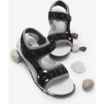 Tonny Black Çocuk Unisex Siyah Kamuflaj Çoçuk Cırtlı Sandalet