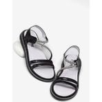 Tonny Black Çocuk Unisex Siyah Rugan Çocuk Sim Detaylı Sandalet