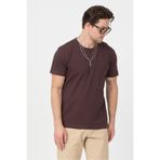 Tonny Black Erkek Acı Kahve Normal Kalıp Rahat Basic T-Shirt