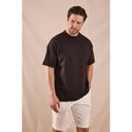 Tonny Black Erkek Acı Kahve Rahat Kalıp Oversize Kesim T-Shirt