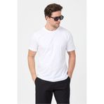 Tonny Black Erkek Beyaz Normal Kalıp Rahat Basic T-Shirt