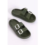 Tonny Black TBER490 Haki Kadın Terlik