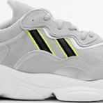 Tonny Black Unisex Gri Rahat Kalıp Yüksek Taban Şeritli Bağcıklı Spor Ayakkabı