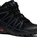 Tonny Black Unisex Siyah Rahat Kalıp Şeritli Lastik Bağcıklı Trekking Bot