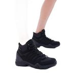 Tonny Black Unisex Siyah Siyah Rahat Kalıp Yanı Şerit Detaylı Bağcıklı Trekking Bot, 41, TYC30b2bddb3d8f7c0096428, Siyah Siyah, Unisex Yetişkin
