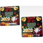 Tonti Ponti Kişiye Özel 2'li Kare Yılbaşı Çikolatası - 125 gr