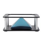 Tonysa 3D hologram projektör piramit, 3,5 – 6 inç mobil akıllı telefon hologram, 3D holografik ekran, ayaklı projektör, her akıllı telefon için (silindir)
