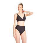 TOO SALTY SWIMWEAR KADIN TOPARLAYICI YÜKSEK BEL ARKADAN AYARLI BİKİNİ TAKIMI 24S105ST siyah-44