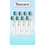 Toocare Oral-B Braun Şarjlı Diş Fırçaları Uyumlu 8 Adet Precision Clean Yedek Başlık - 2 Pakette 8 Adet