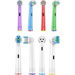 Toocare Oral-B Diş Fırçaları İçin 4 Adet Yedek Başlık Çocuk ve Yetişkin İçin Orta Sertlikte Renkli - 2