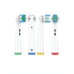 Toocare Şarjlı Diş Fırçası Oral B Uyumlu Braun Kiwi Diş Fırçası Ve Şarjlı Diş Fırçası Başlığı 4 ADET