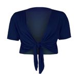 Toocool 71038-71-106-1 Kadın Bolero Siyah/Siyah Tek Beden, 71038-71-106-1, Mavi, 7106-1