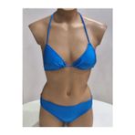 TooHot Kadın Mavi Üçgen Bikini Takımı-36