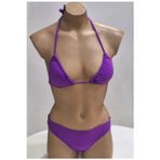 TooHot Kadın Mor Üçgen Bikini Takımı-36