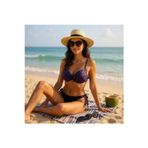 TooHot Kadın Siyah Brazilian Push-Up Bikini Takımı