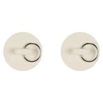 Toolvvik 2 adet 1 7/8 beyaz kauçuk lavabo, küvet tapası, lavabo tapası, gider borusu tapası, lavabo tapası, su tapası