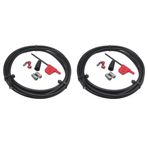 Toolvvik 2 x bisiklet 2 metre fren hortumu seti, kırmızı AXSFORCE AXS bisiklet bağlantı seti, hidrolik disk fren hortumları için bisiklet aksesuarı
