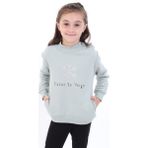 Toontoy Club Kız Bebek Baskılı Sweatshirt - Yeşil - 1 Yaş