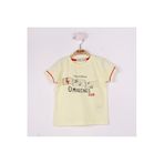 TOONTOY Erkek Bebek Marines Baskılı T-Shirt 6 Ay, 6 Ay, 12709-1, Sarı, Erkek bebek