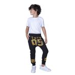 Toontoy Erkek Çocuk 05 Baskılı Şalvar Tipi Eşofman Alt - 8 - 9 Yaş - Siyah