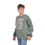 TOONTOY Erkek Çocuk 88 Baskılı Sweatshirt, Koyu Yeşil, 12-13 Yaş