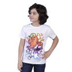 Toontoy Erkek Çocuk Acı Biber Baskılı Tişört Ekru 10 YAŞ
