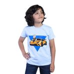 Toontoy Erkek Çocuk Araba Baskılı Tişört Mavi 8 YAŞ