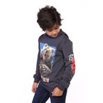 Toontoy Erkek Çocuk Aslan ve Blood Clan Baskılı Sweatshirt Füme 8 YAŞ