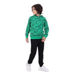 TOONTOY Erkek Çocuk Baskılı Eşofman Takım 13-14 Yaş, 13-14 Yaş, 22611, Saks, erkek-çocuk