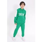 Toontoy Erkek Çocuk Baskılı Eşofman Takım Çimen Yeşili 13-14 YAŞ