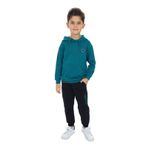 Toontoy Erkek Çocuk Baskılı Eşofman Takım Petrol Mavi 4 YAŞ