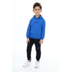 Toontoy Erkek Çocuk Baskılı Eşofman Takım Saks 3 YAŞ