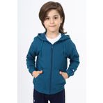 Toontoy Erkek Çocuk Baskılı Hırka Petrol Mavi 3 YAŞ