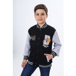 Toontoy Erkek Çocuk Baskılı Kolej Hırka