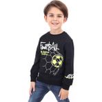 Toontoy Erkek Çocuk Baskılı Sweatshirt - 2 Yaş - Siyah