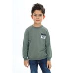 Toontoy Erkek Çocuk Baskılı Sweatshirt - 3 Yaş - Yeşil