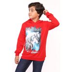 Toontoy Erkek Çocuk Baskılı Sweatshirt - 8 Yaş - Kırmızı