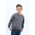 Toontoy Erkek Çocuk Baskılı Sweatshirt Antrasit Melanj 13-14 YAŞ