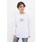 Toontoy Erkek Çocuk Baskılı Sweatshirt Beyaz 12 YAŞ