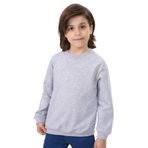 Toontoy Erkek Çocuk Baskılı Sweatshirt Gri Melanj 2 YAŞ