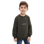 Toontoy Erkek Çocuk Baskılı Sweatshirt Haki 2 YAŞ