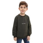 Toontoy Erkek Çocuk Baskılı Sweatshirt Haki 3 YAŞ