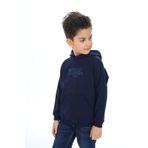 Toontoy Erkek Çocuk Baskılı Sweatshirt Lacivert 6 YAŞ
